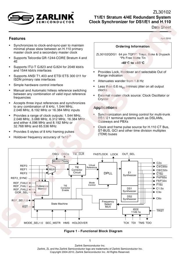 ZL30102QDG1