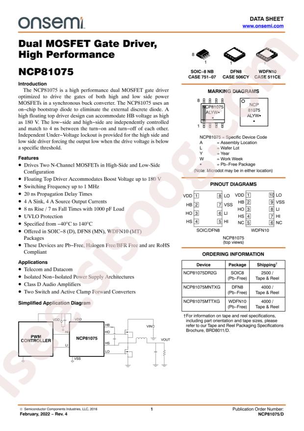 NCP81075DR2G