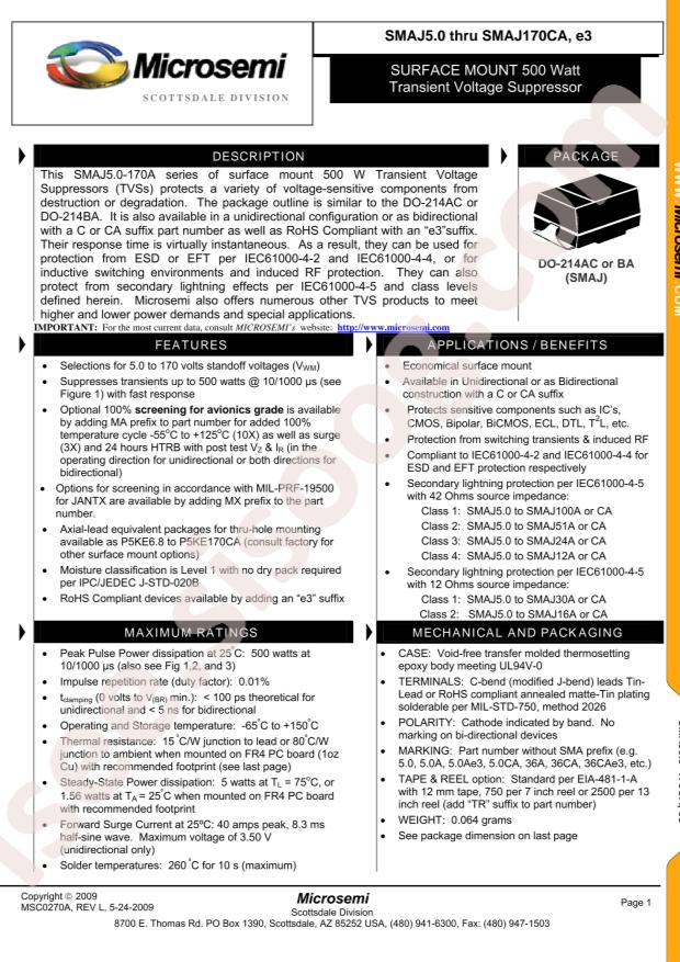 SMAJ60CAE3/TR13