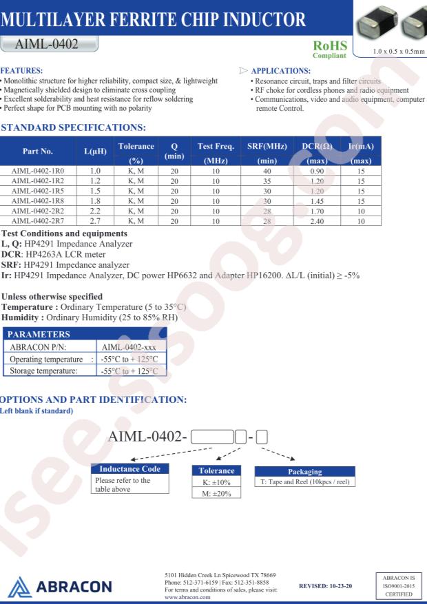 AIML-0402-1R8K-T