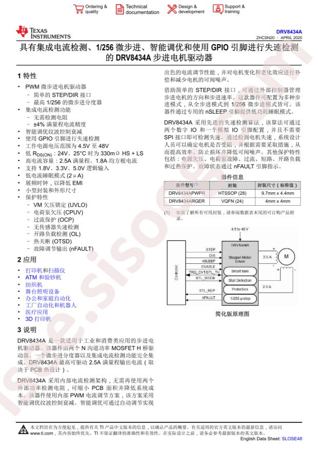 DRV8434ARGER
