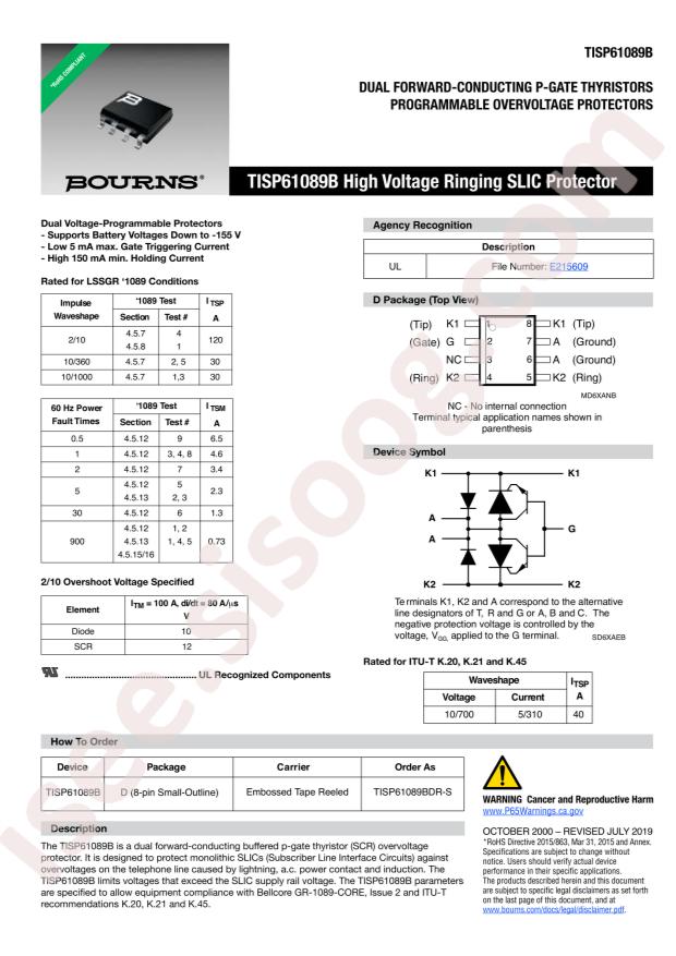 TISP61089BDR-S