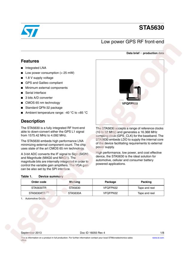 STA5630A