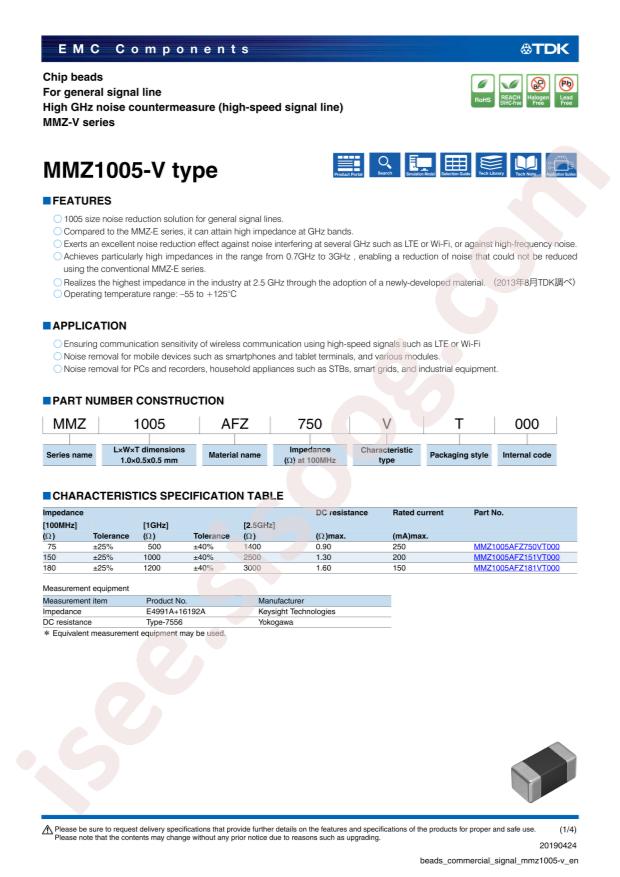 MMZ1005AFZ750VT000