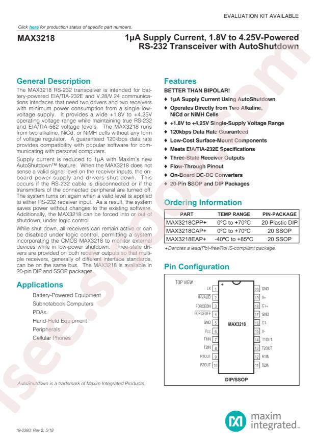 MAX3218EAP+