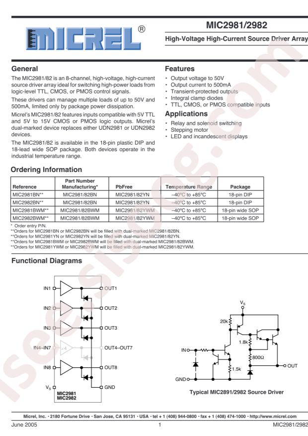MIC2981/82YWM-TR