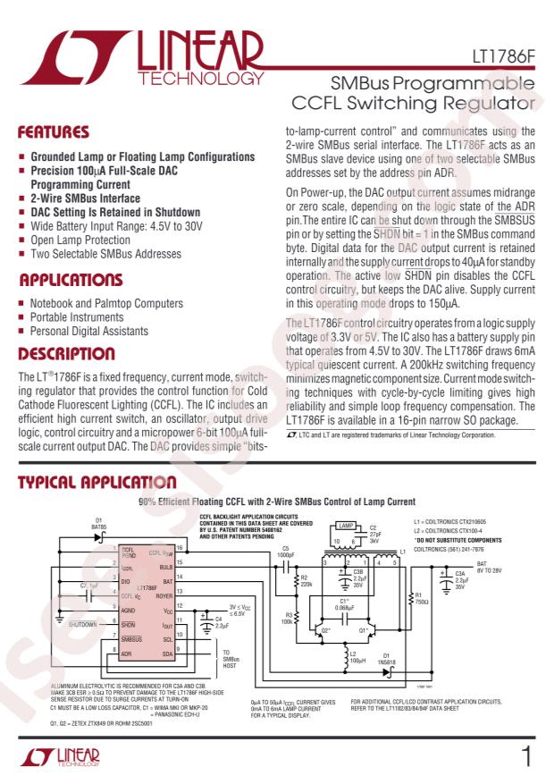 LT1786FCS#PBF