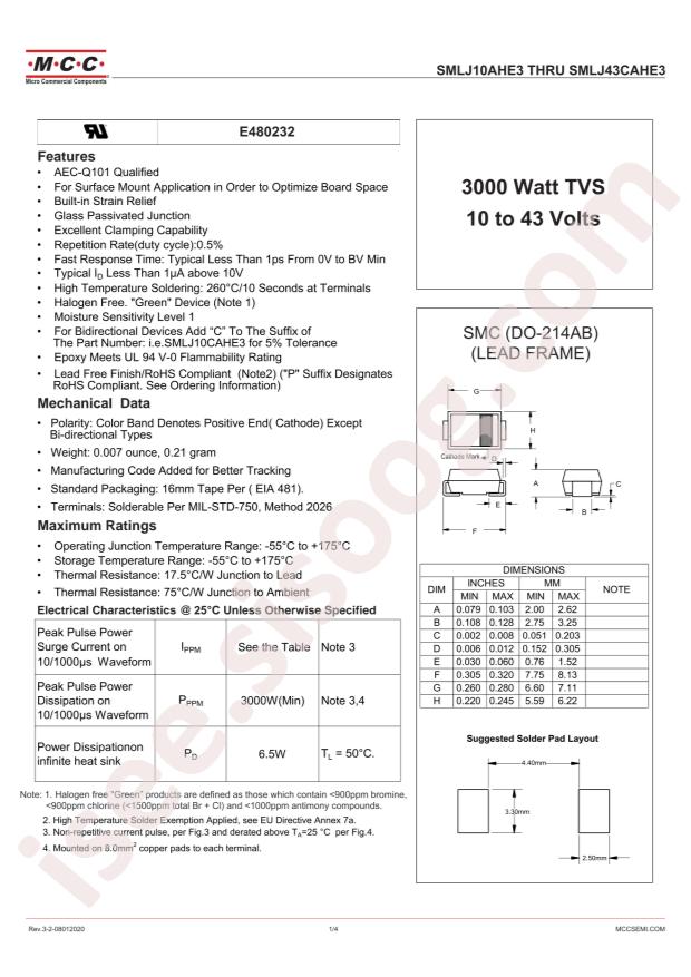 SMLJ22AHE3-TP
