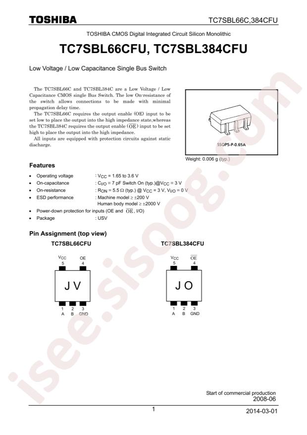 TC7SBL384CFU,LF(CT