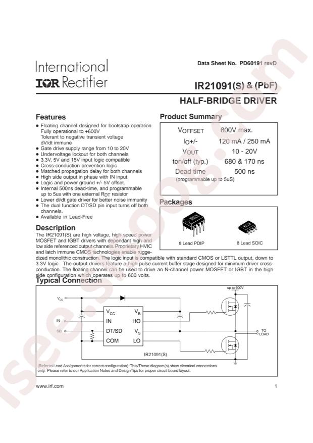 IR21091STRPBF