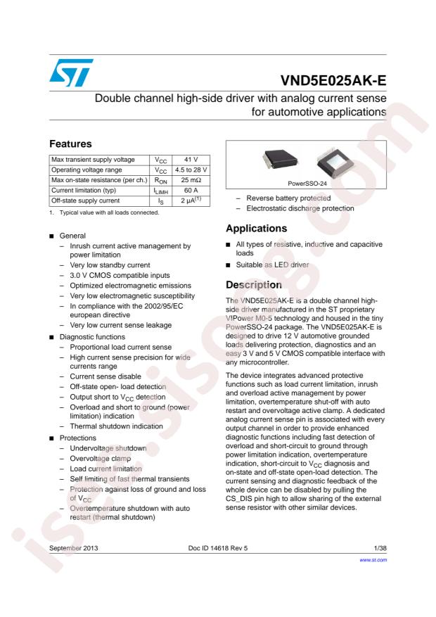 VND5E025AK-E