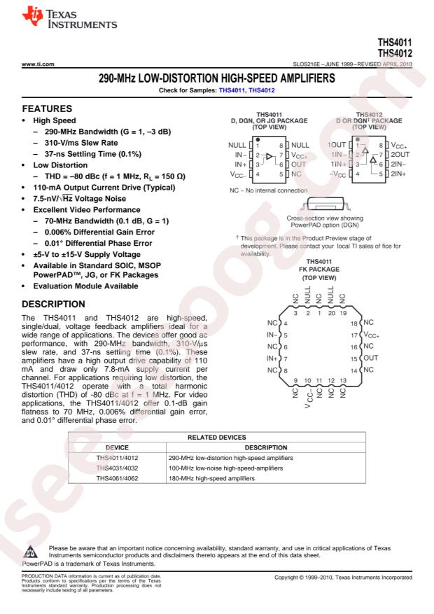 THS4011ID