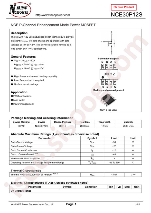 NCE30P12S