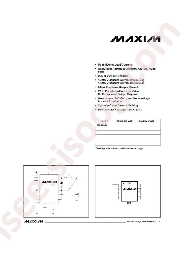 MAX763ACSA+T