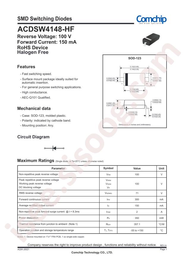 ACDSW4148-HF