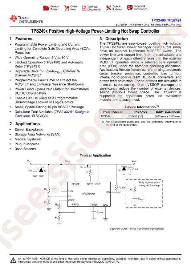 TPS2491DGS