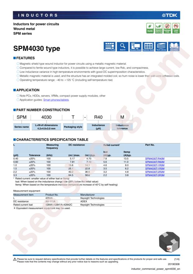 SPM4030T-2R2M