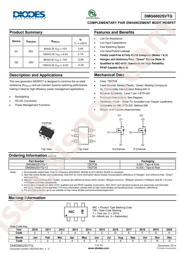 DMG6602SVTQ-7