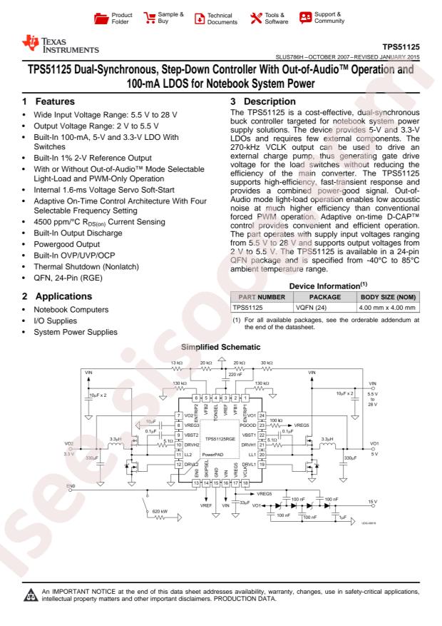 TPS51125RGET