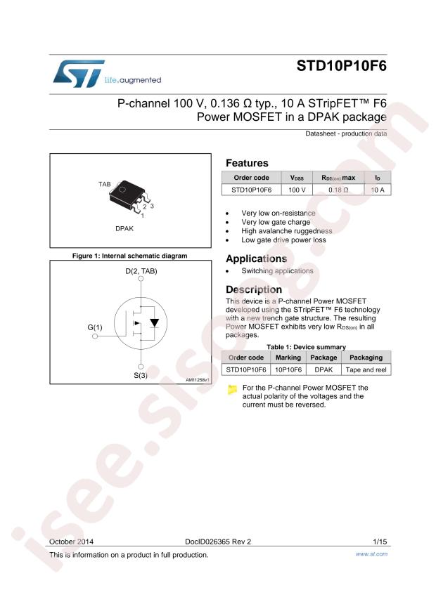 STD10P10F6