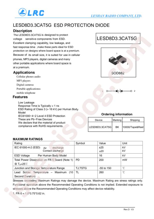 LESD8D3.3CAT5G