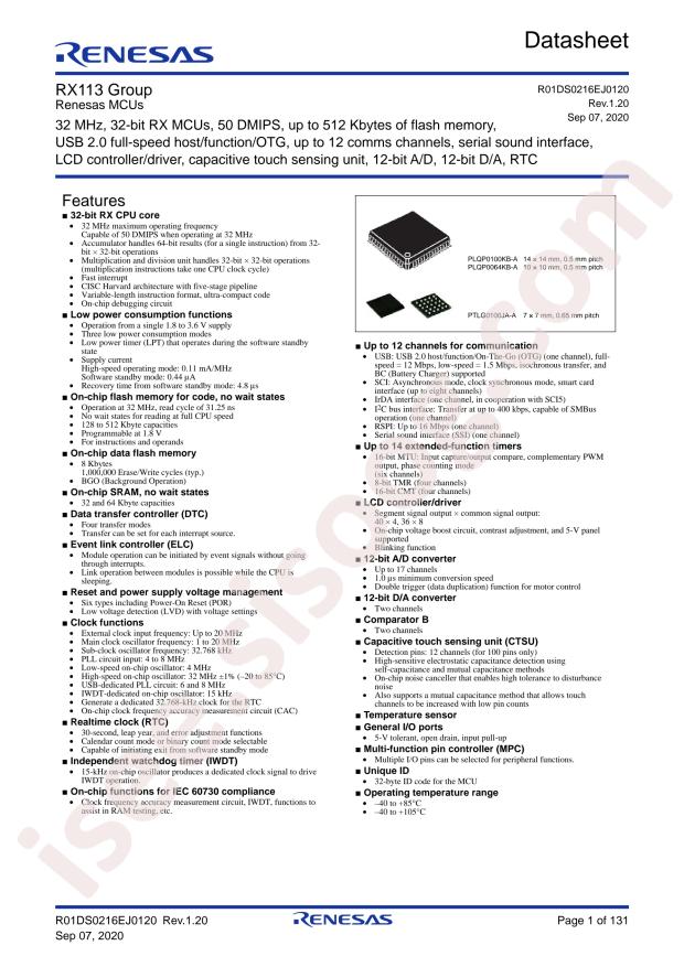 R5F51136ADLJ#2A