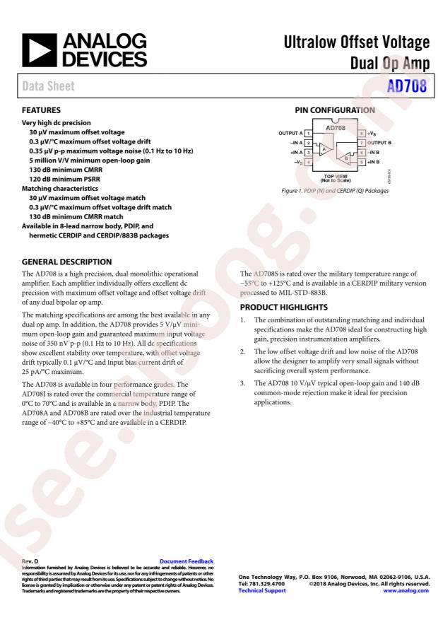AD708BQ