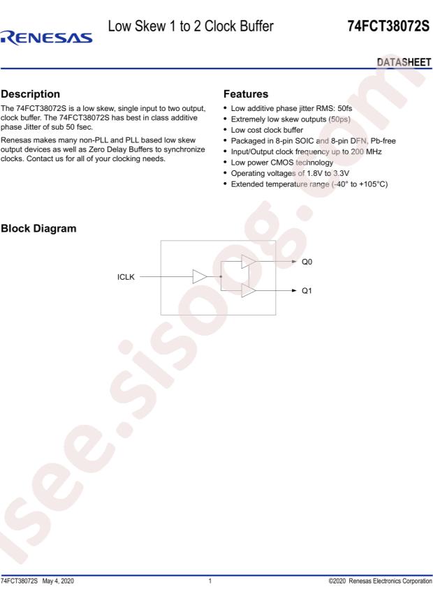 74FCT38072SDCGI8