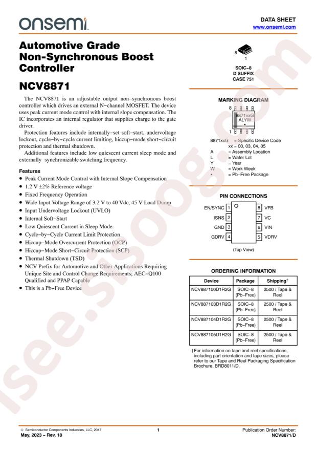 NCV8871FLYGEVB
