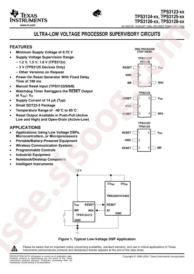 TPS3125L30DBVT