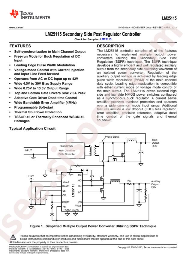 LM25115MT/NOPB