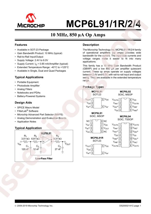 MCP6L92T-E/MS