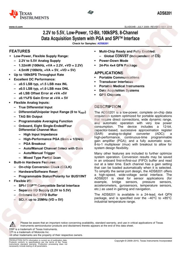 ADS8201IRGER
