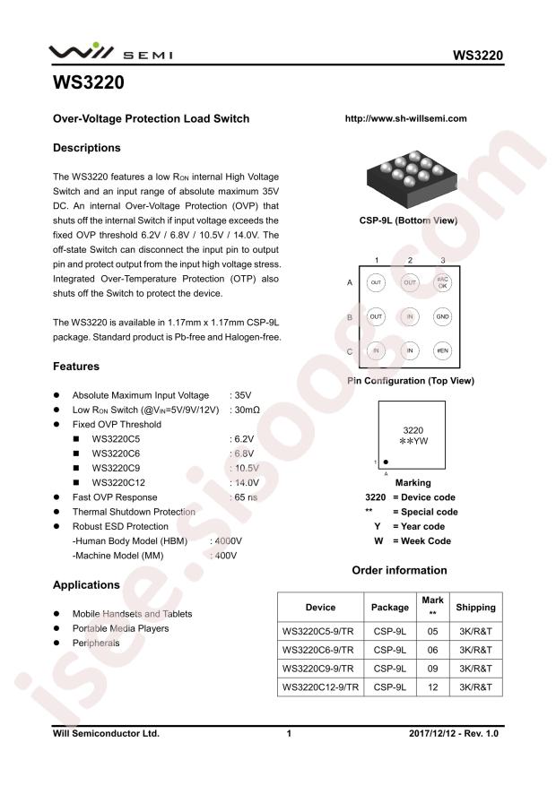 WS3220C9-9/TR