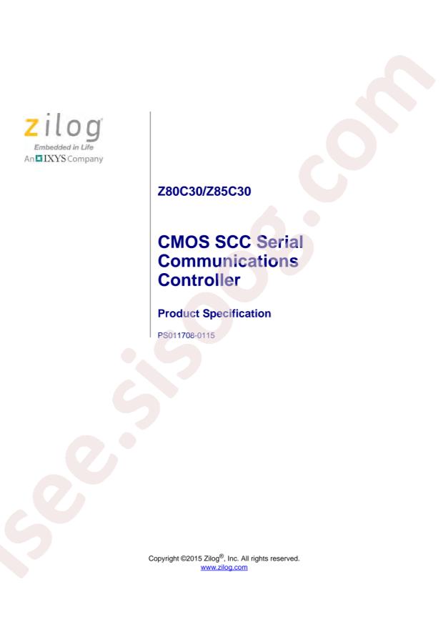 Zilog Z85C3016PSG