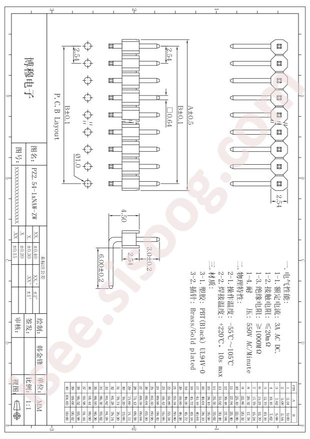 BOOMELE(Boom Precision Elec) 2.54-1*40P