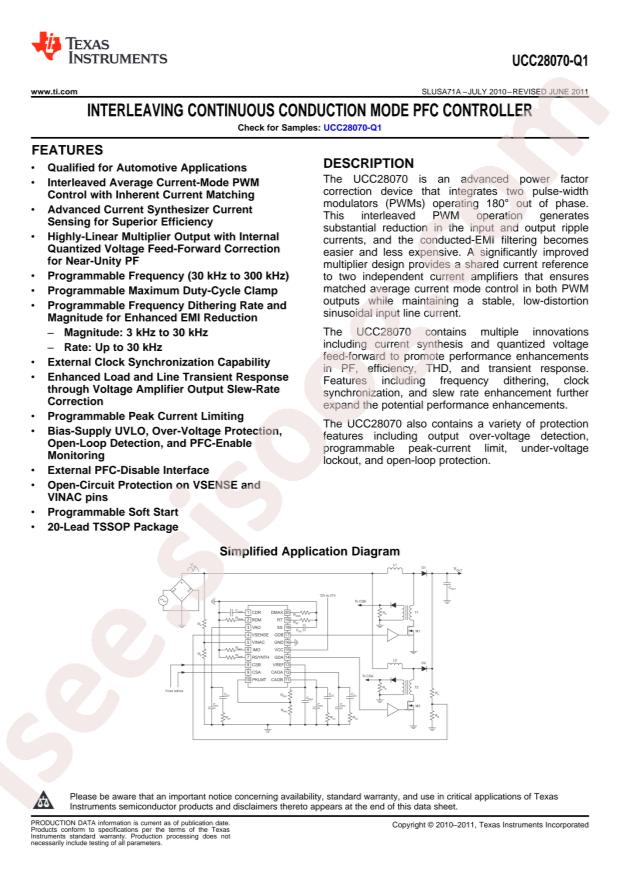 UCC28070QPWRQ1