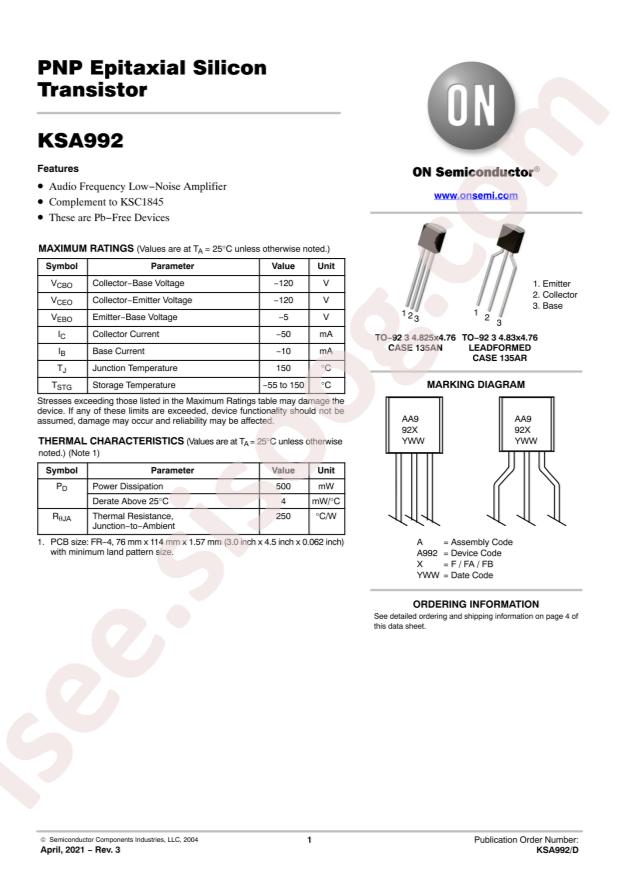 KSA992FTA