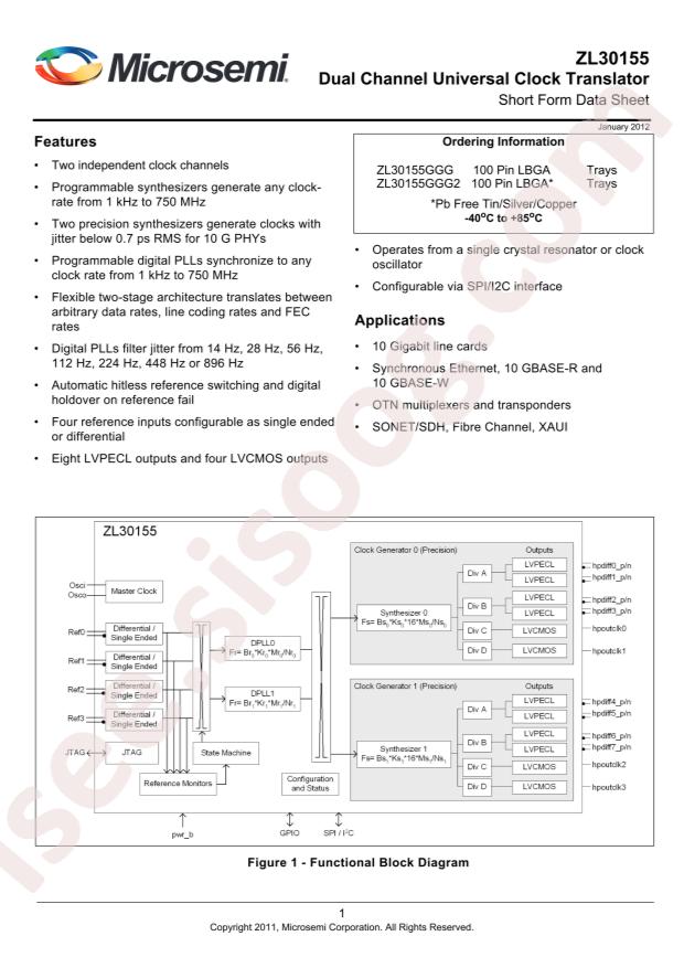 ZL30155GGG2
