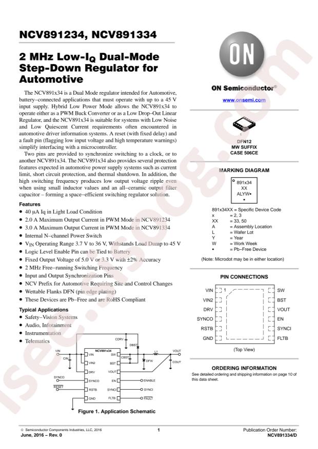 NCV891234MW50R2G