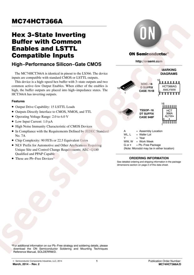 MC74HCT366ADTG