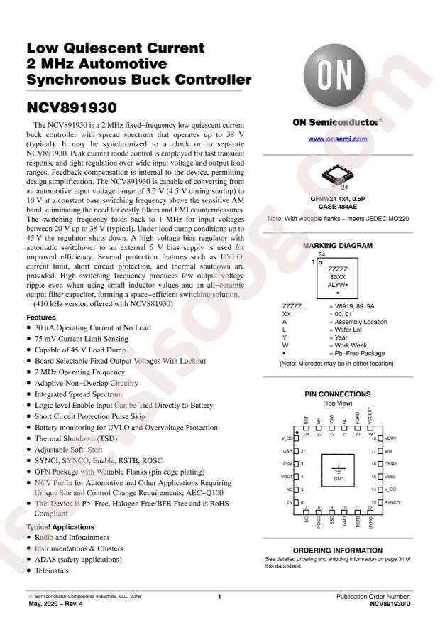 NCV891930MW00R2G