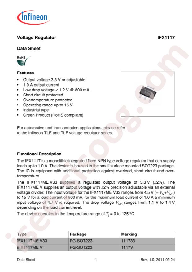 IFX1117MEV33