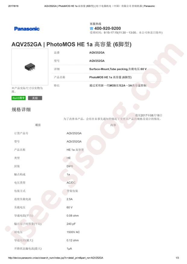 AQV252GA