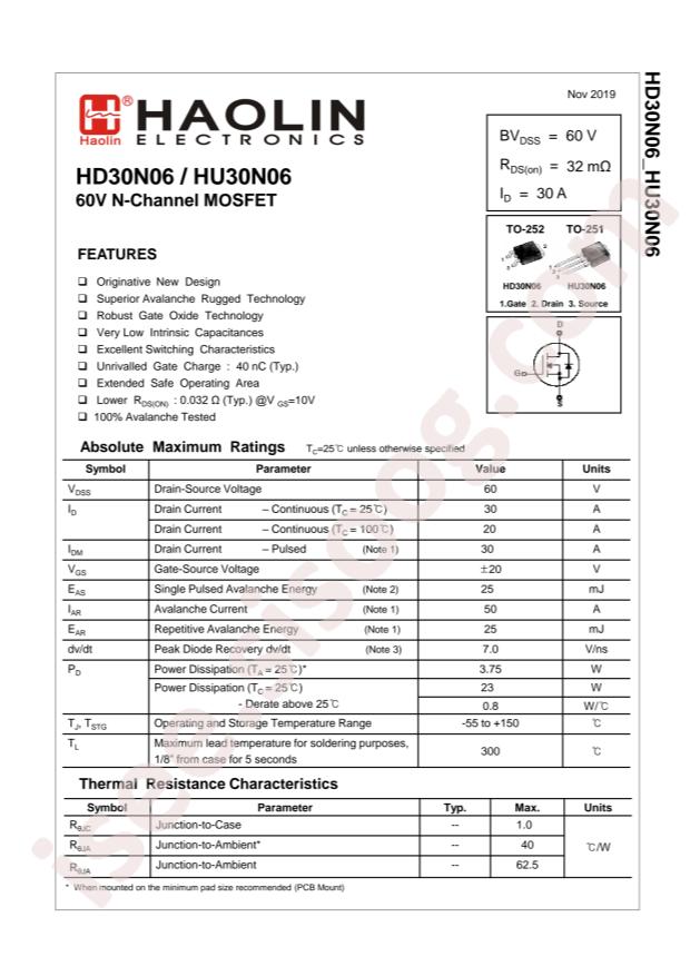 HD30N06(AEE)