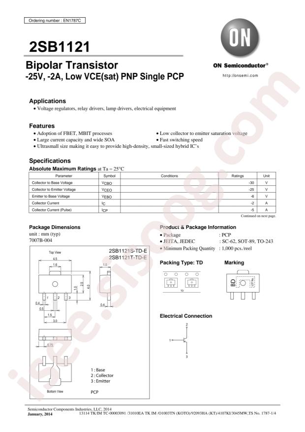 2SB1121S-TD-E