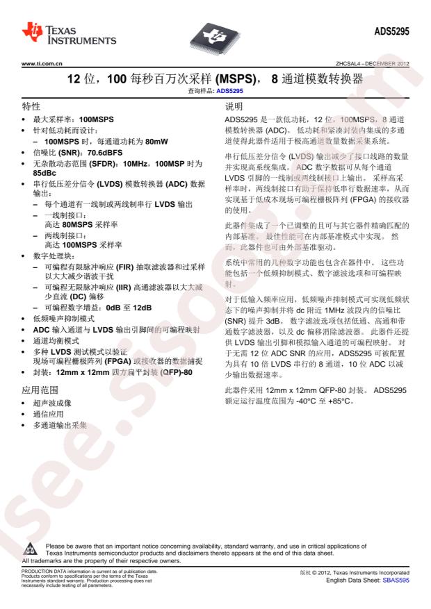 ADS5295PFPR