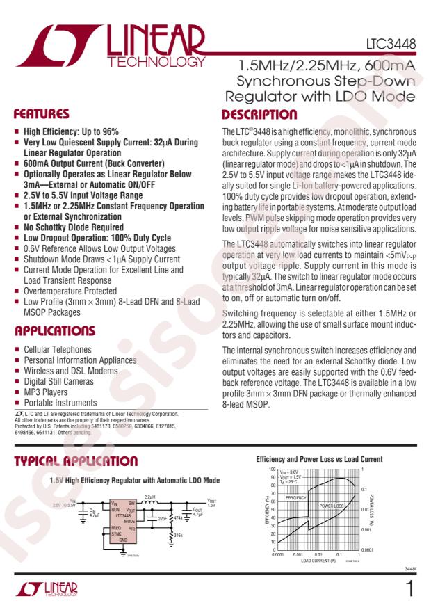 LTC3448EDD#PBF