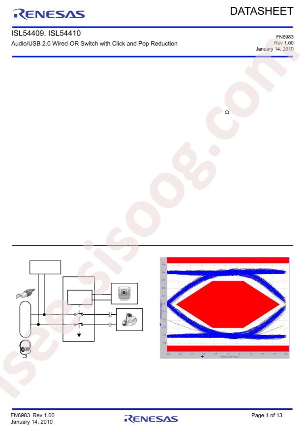 ISL54409IRTZ-T