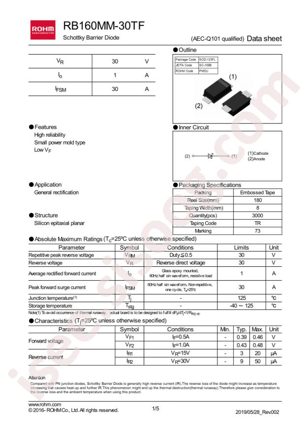 RB160MM-30TFTR